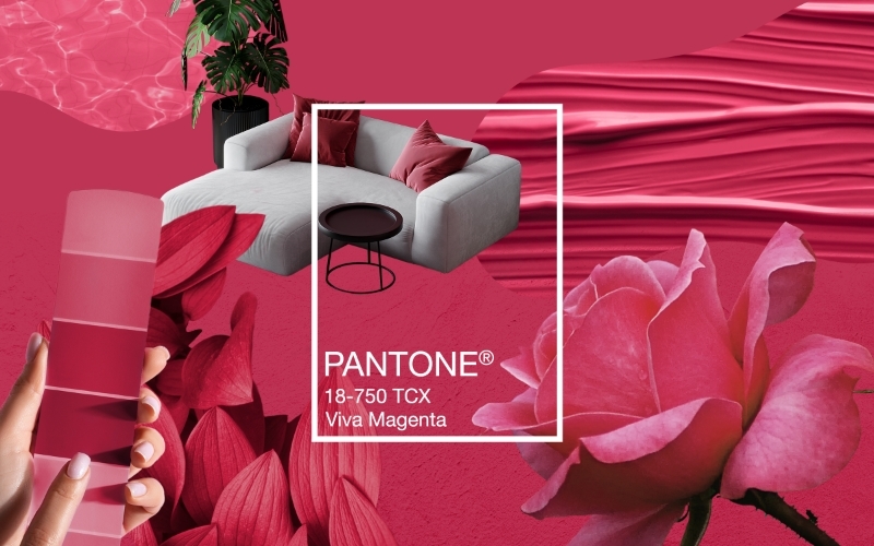 Express yourself this year with Pantone's 'Viva Magenta'!